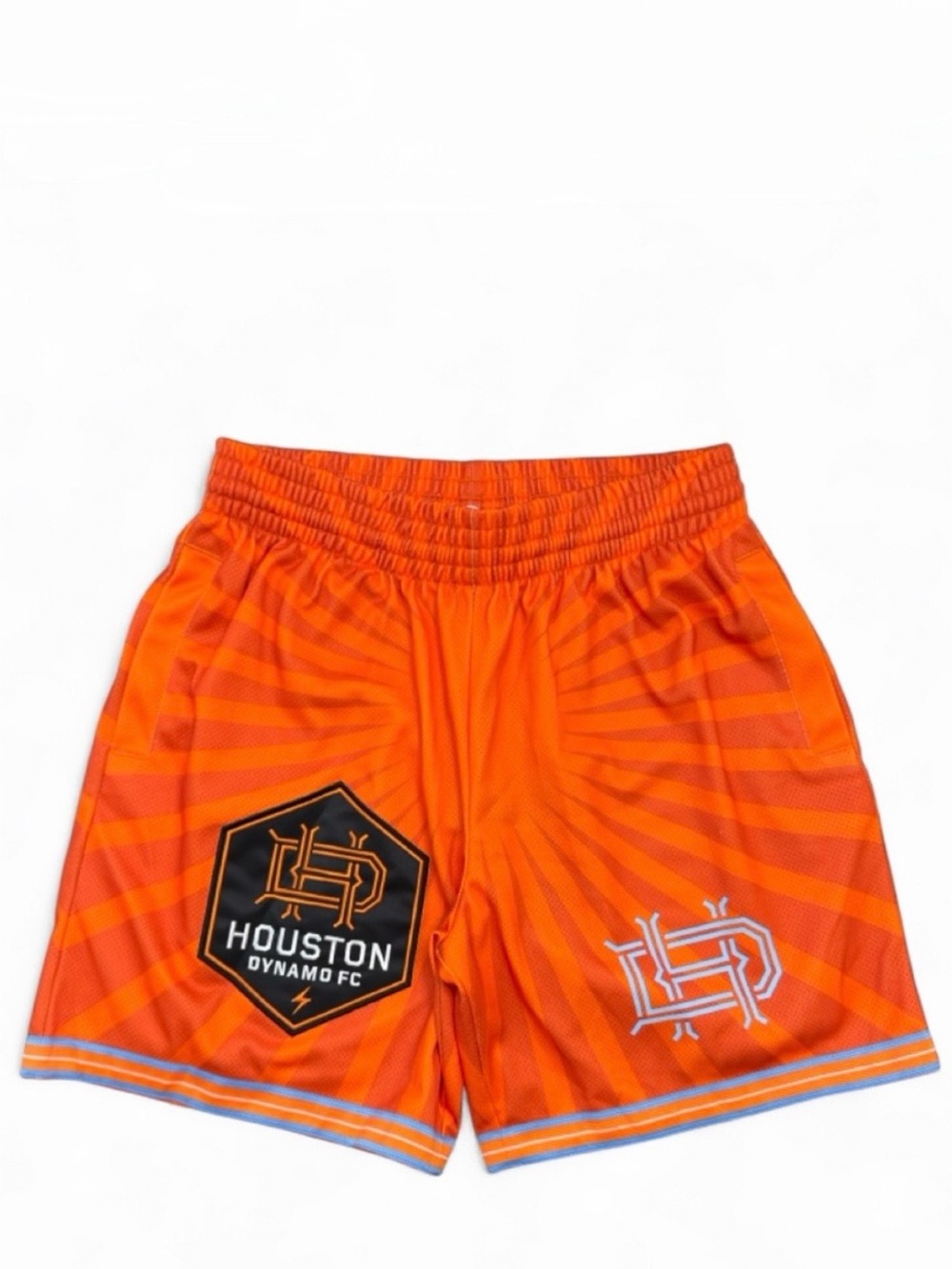 MLS Houston Dynamo FC Orange Mesh Soccer Shorts Size Men’s Medium (NWT)